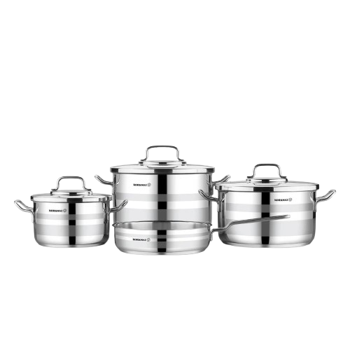 Kjelesett A2054 Astron 7 deler rustfritt stål induksjon – Korkmaz