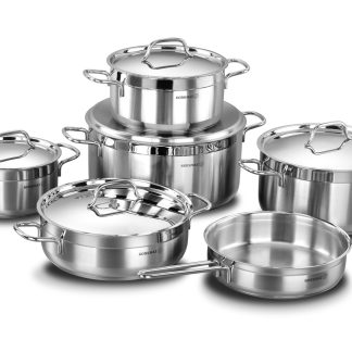 Kjelesett A1641 Alfa XL 11 deler rustfritt stål induksjon – Korkmaz