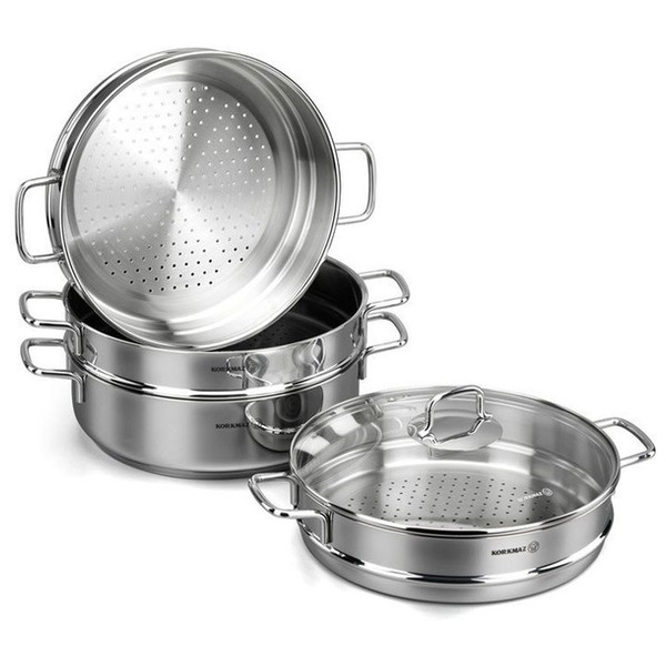 Dampkjele sett A1524 Perla 5 deler rustfritt stål – Korkmaz - Bilde 4