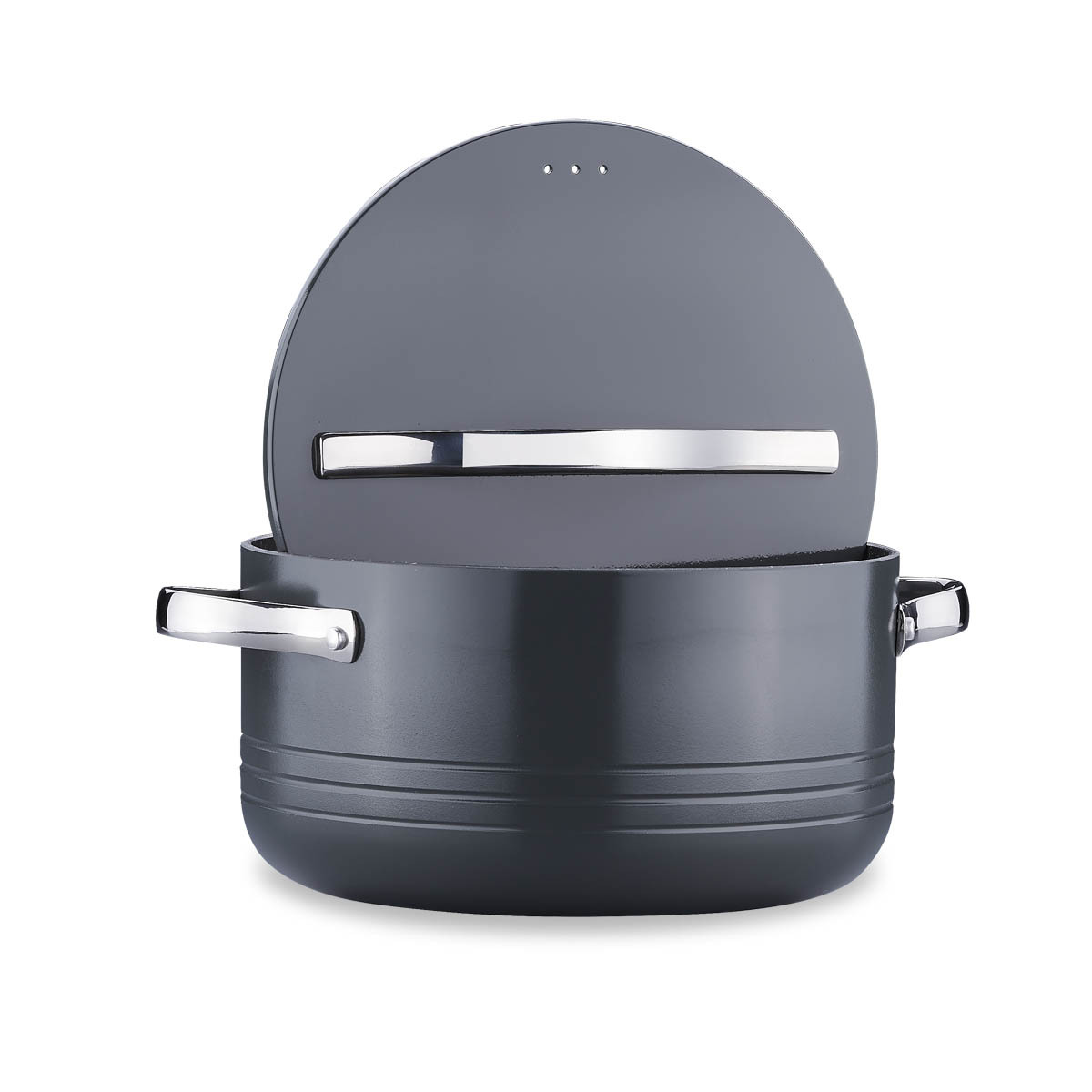 Kjelesett A2620-2 Linea Plus Cosmica sort 7 deler aluminium induksjon med non-stick belegg – Korkmaz - Bilde 5