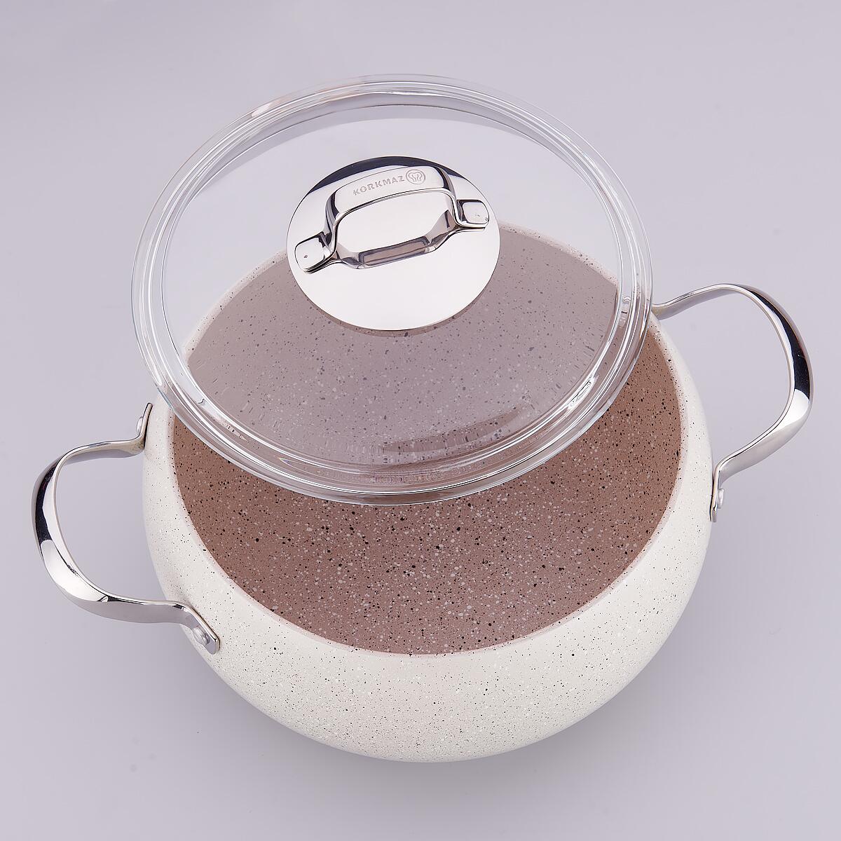 Kjelesett A2656 Mondea 7 deler aluminium induksjon med non-stick belegg – Korkmaz - Bilde 2