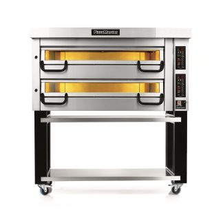 Pizzaovn PM822ED 6+6 Ø35 eller 4+4 Ø40 cm pizza, lav kammer - ikke innbrent – Pizzamaster