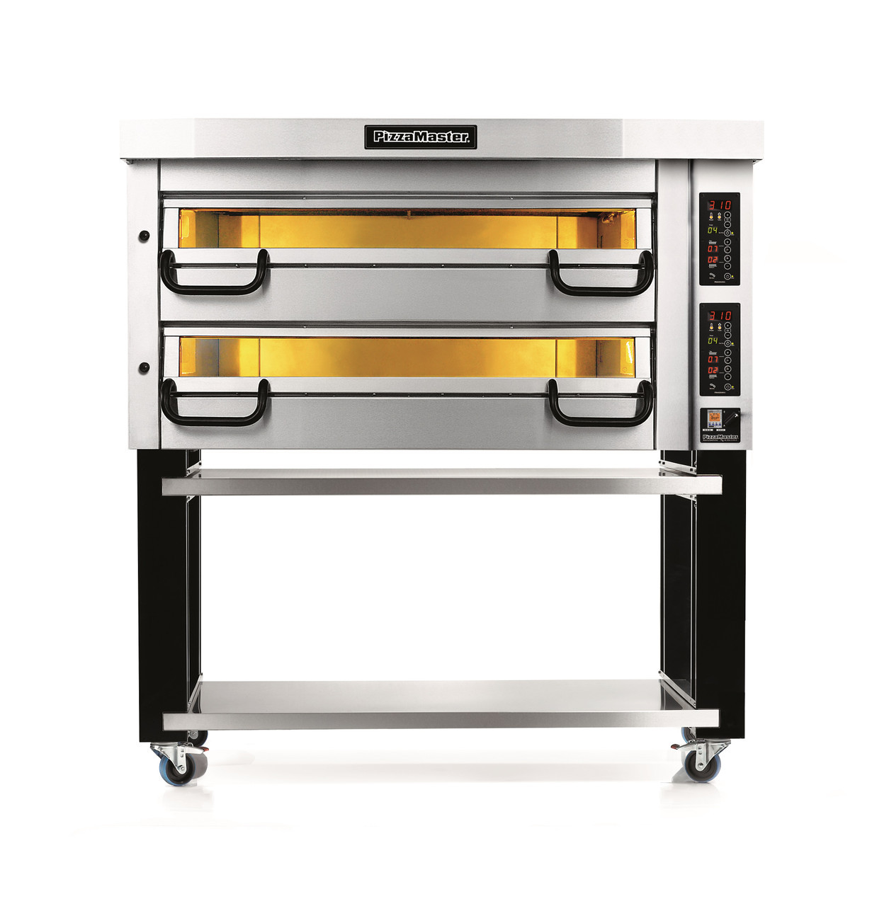 Pizzaovn PM822ED 6+6 Ø35 eller 4+4 Ø40 cm pizza, lav kammer - ikke innbrent – Pizzamaster