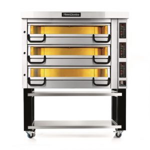 Pizzaovn PM923ED 4+4+4 Ø45 cm pizza, lav kammer (ikke innbrent) Pizzamaster