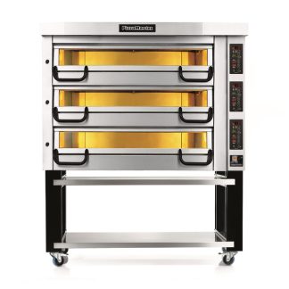 Pizzaovn PM923ED 4+4+4 Ø45 cm pizza, lav kammer (ikke innbrent) Pizzamaster