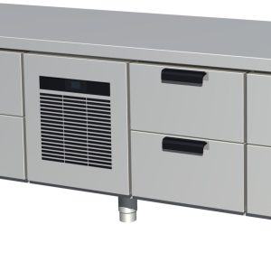 Grillkjølebenk 8 skuffer 2060x650x650 mm GNL-2-2-CX-2-2, Porkka