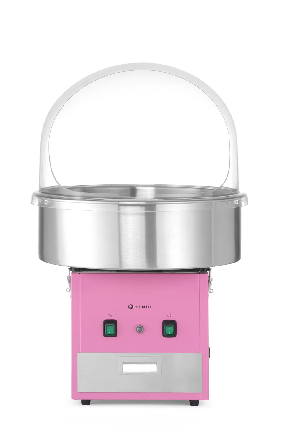 Sukkerspinnsmaskin rosa, bord modell, Hendi