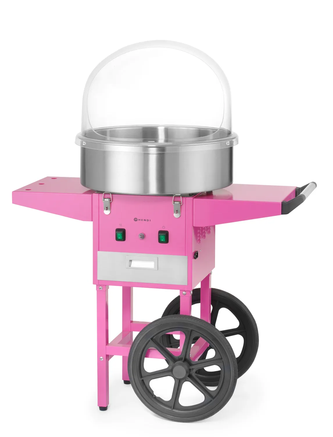 Sukkerspinnsmaskin rosa, gulv modell, Hendi