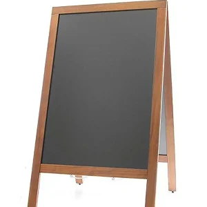 Gatebukk med tavle i tre – elegant og fleksibel 700x600x1200 mm, Hendi