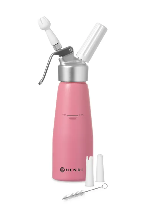 Kremsifon rosa aluminium 500 ml 975886 - Hendi