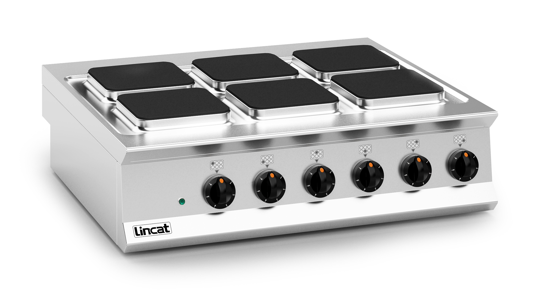 Koketopp elektrisk 6 soner 15,6 kW 900x800x325 cm, OPUS - LINCAT - Bilde 3