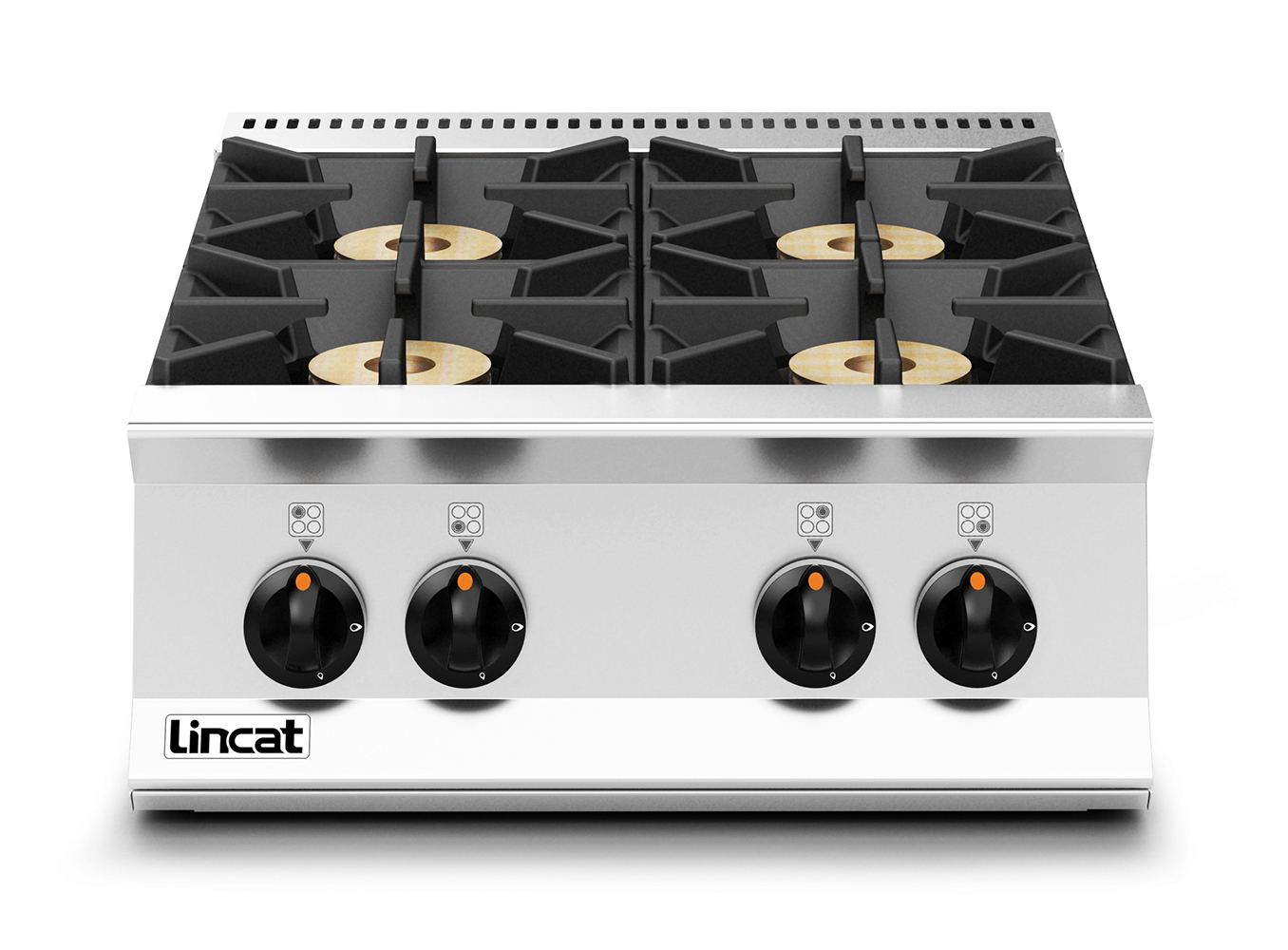 Koketopp med gass 4 soner 27,2 kW 600x800x412 cm, OPUS - LINCAT