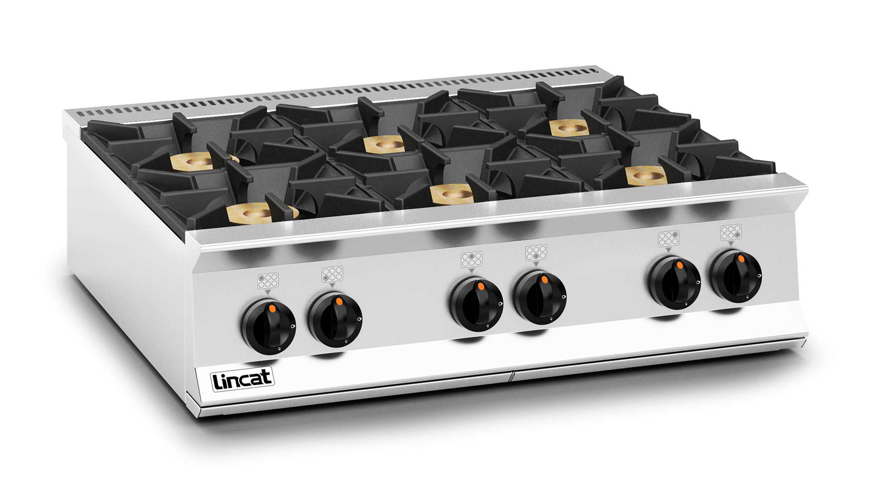 Koketopp med gass 6 soner 40,8 kW 900x800x412 cm, OPUS - LINCAT - Bilde 3