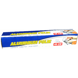 Aluminiumsfolie 45 cm bred, 100 meter lang - 1007107