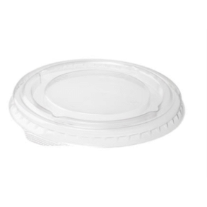Lokk til plastglass PET 30/40/50cl flat uten hull m/flik 1000 stk - 359763