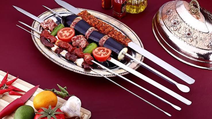 Grillspyd 600x25 mm GC502, 1 stk. rustfritt stål – Turnor - Bilde 4