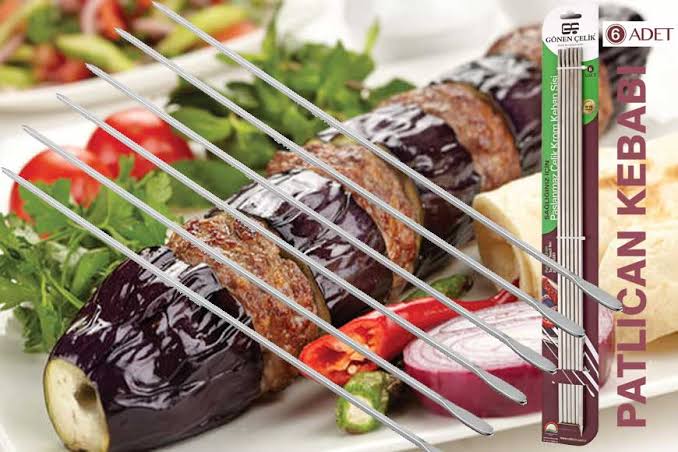 Grillspyd 600x25 mm GC502, 1 stk. rustfritt stål – Turnor - Bilde 2