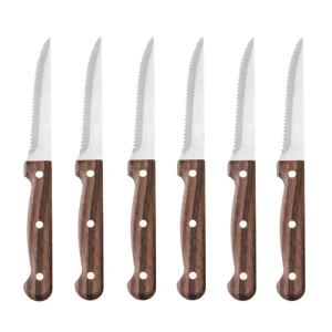 Steakkniv / Biffkniv brun 210 mm, 6 stk i pakke 783085 - Hendi