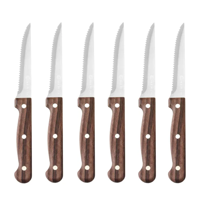 Steakkniv / Biffkniv sort 215 mm, 6 stk i pakke 781449 - Hendi - Bilde 2