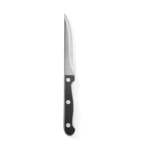 Steakkniv / Biffkniv sort 215 mm, 6 stk i pakke 781449 - Hendi