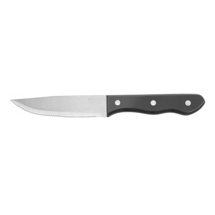 Steakkniv XL / Biffkniv sort 250 mm, 6 stk i pakke 781456 - Hendi
