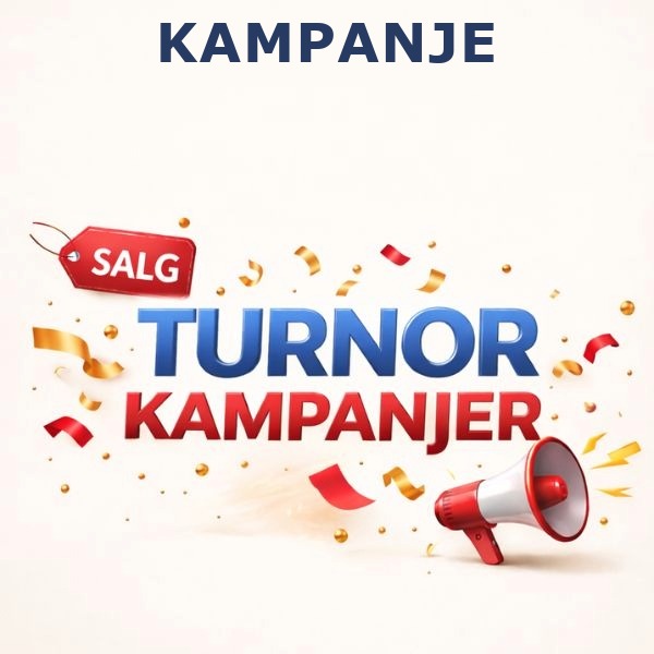 Turnor kampanjer: Storkjøkkenutstyr til kampanjepris Turnor kampanjer og salg på storkjøkkenutstyr med megafon og konfetti